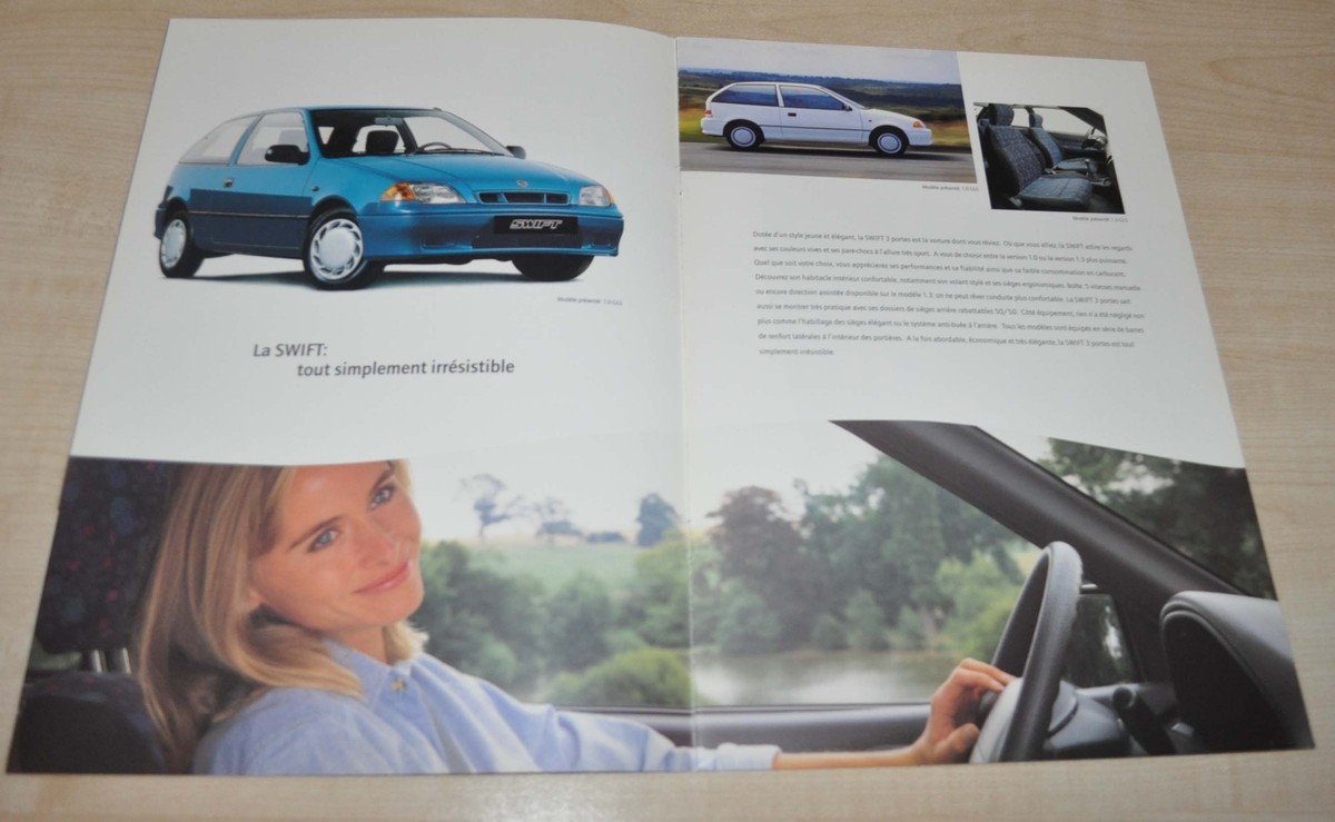 1998 Suzuki Swift Brochure Prospekt FR | eBay