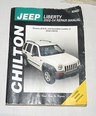 Chilton Jeep Liberty 2002-04 Repair Manual 40400 | eBay