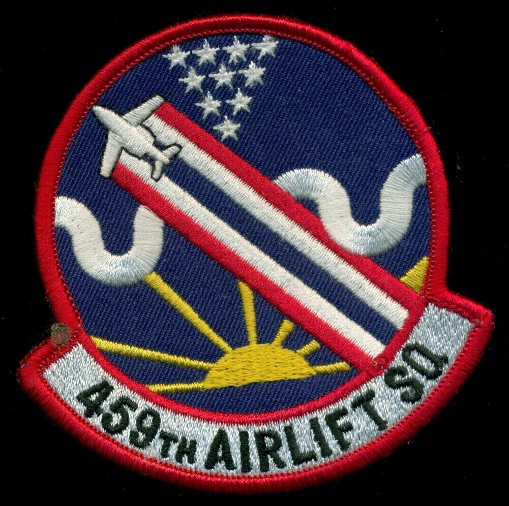 USAF 459th Airlift Squadron Patch CP-1 | eBay