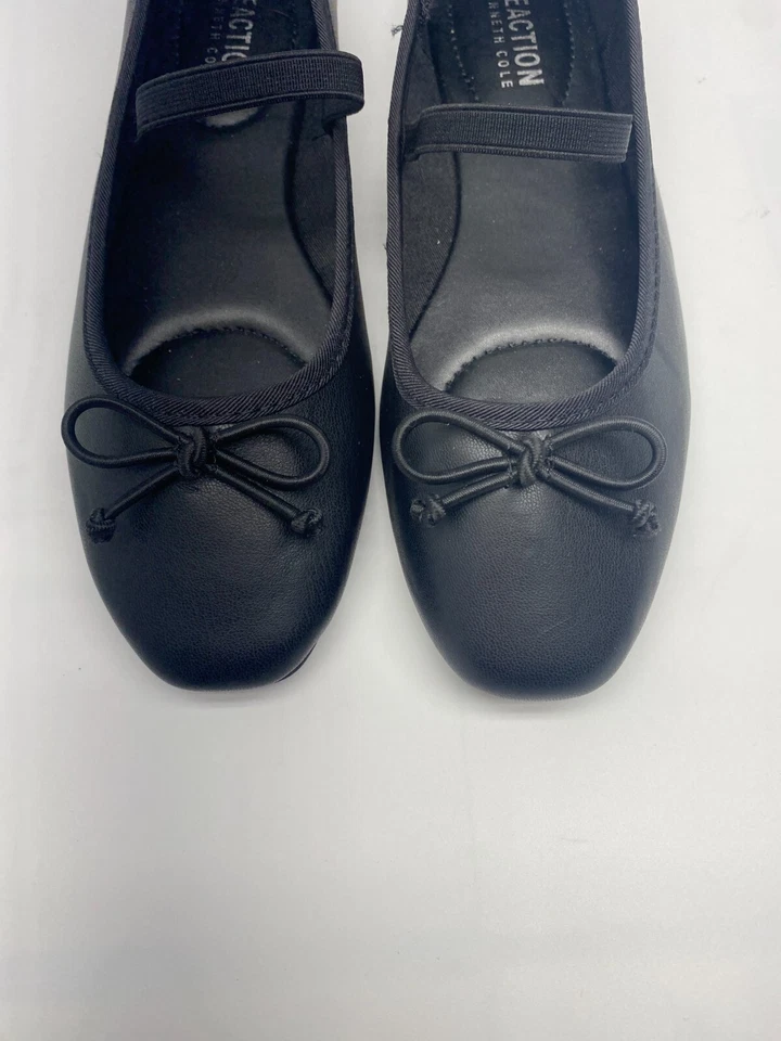Ballet Reaction Kenneth Cole Melrose para mujer plano en negro talla 7 Foto 3 de 4
