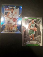 2019 Panini Prizm Tremont Waters Rookie Blue Refractor & RC Base