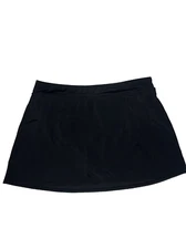 NWT Land's End Black Swim Mini Skirt Bottom ONLY separates Size XL 18 swimwear