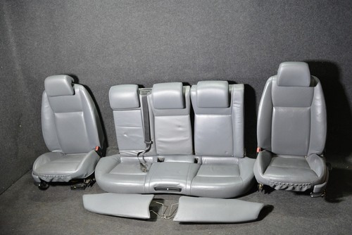 Saab 9-3 Limo Sitze Ledersitze Rücksitzbank Innenausstattung (grau)
