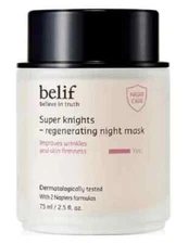 Belif super knights regenerating night mask 75ml anti aging nutrition / Tracking