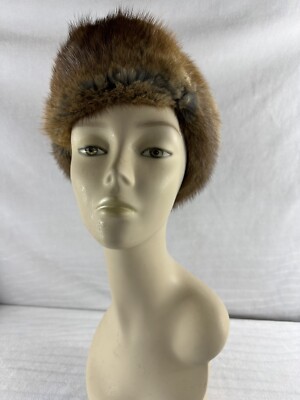 Women's Mink Trapper Hat/Quilted Interior