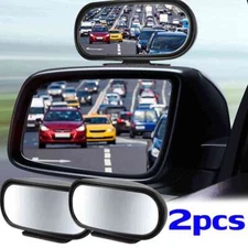 2Pcs Blind Spot Mirror Auto 360° Wide Angle Convex Rear Side View Car Truck SUV