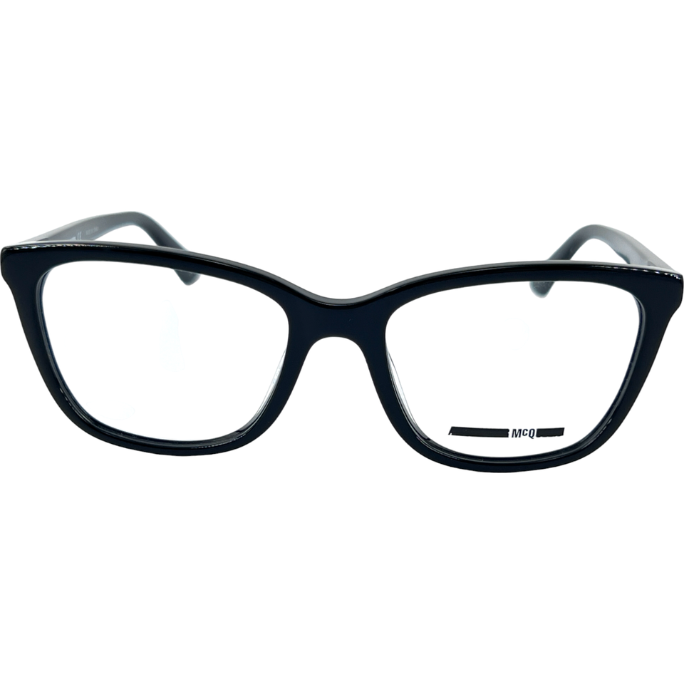 McQ MQ02410P Women's Plastic Eyeglass Frame 001 Black 5118 Spring