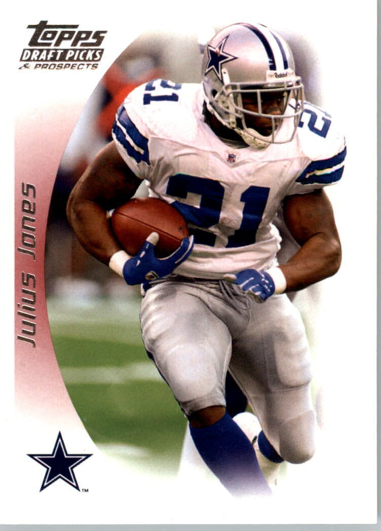 2005 Topps Draft Picks & Prospects #57 Julius Jones - Dallas Cowboys