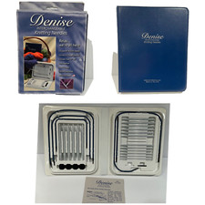 Denise Interchangeable Knitting Needles Kit Circulars  Straights 5-15 Set New