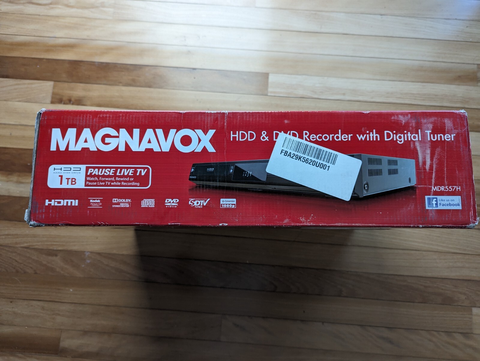 Magnavox 1TB MDR557H HDD & DVD Recorder W/Digital Tuner BRAND NEW