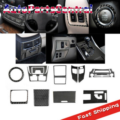 #ad #ad 12Pcs for LEXUS IS250 IS350 2006 2012 Carbon Fiber Interior Full Set Cover Trim $28.00