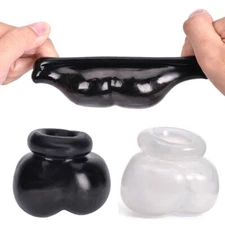 Ball-Scrotum-Stretcher-Ring-Penis Stretcher Enhancer Delay Ejaculation for Men's