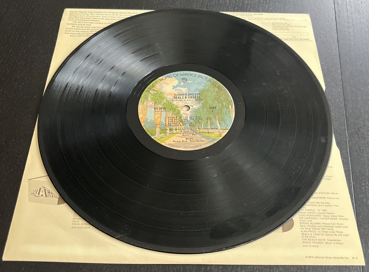SEALS AND CROFTS - SUMMER BREEZE LP WB Gatefold BS 2629 1972