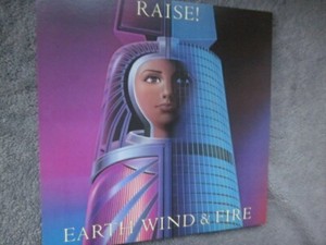 Earth Wind & Fire 1981 Raise! 12x12 Promo Cover Flat Poster Bailey White EW&F
