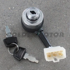 6-Wire Generator Ignition Key Switch & 2 Keys For Portable Generator PG6WIKWELEC
