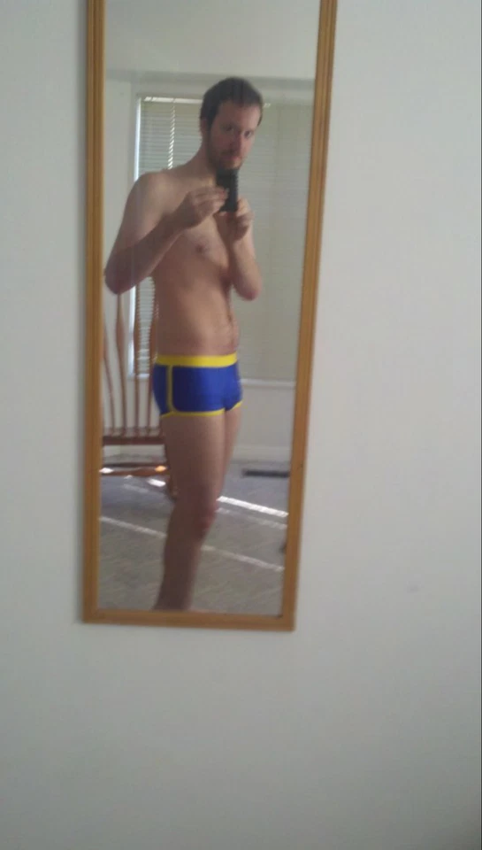 Calzoncillo de natación deportivo Ventage Gary Majdell para hombre, azul, talla: mediana "Nuevo" Foto 3 de 4