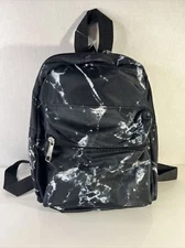 Fashionable Women's Mini Backpack Black And White