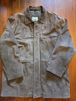 Forest Club Suede Jacket By Rainforest Size Large