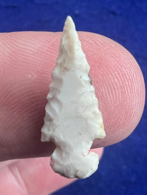 Sweet Dardanelle Arrowhead from Spiro Mounds Authentic Oklahoma Bird Point