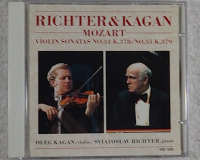 RICHTER & KAGAN Mozart Violin Sonatas VDC 1318 Japan 1988 Victor CD