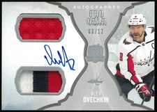 2023-24 UD The Cup Hockey Alex Ovechkin Dual Pro Gear Patch Auto /12