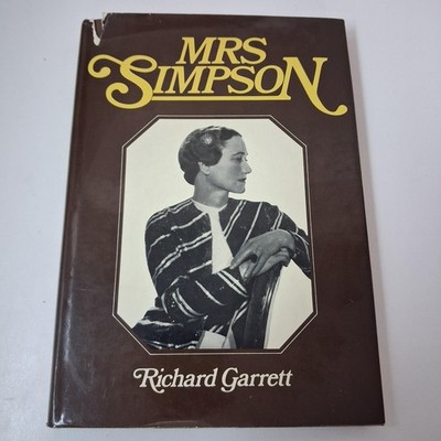 Vintage 1979 Mrs Simpson Richard Garrett Brown HC DJ St Martins Royal Bio USA