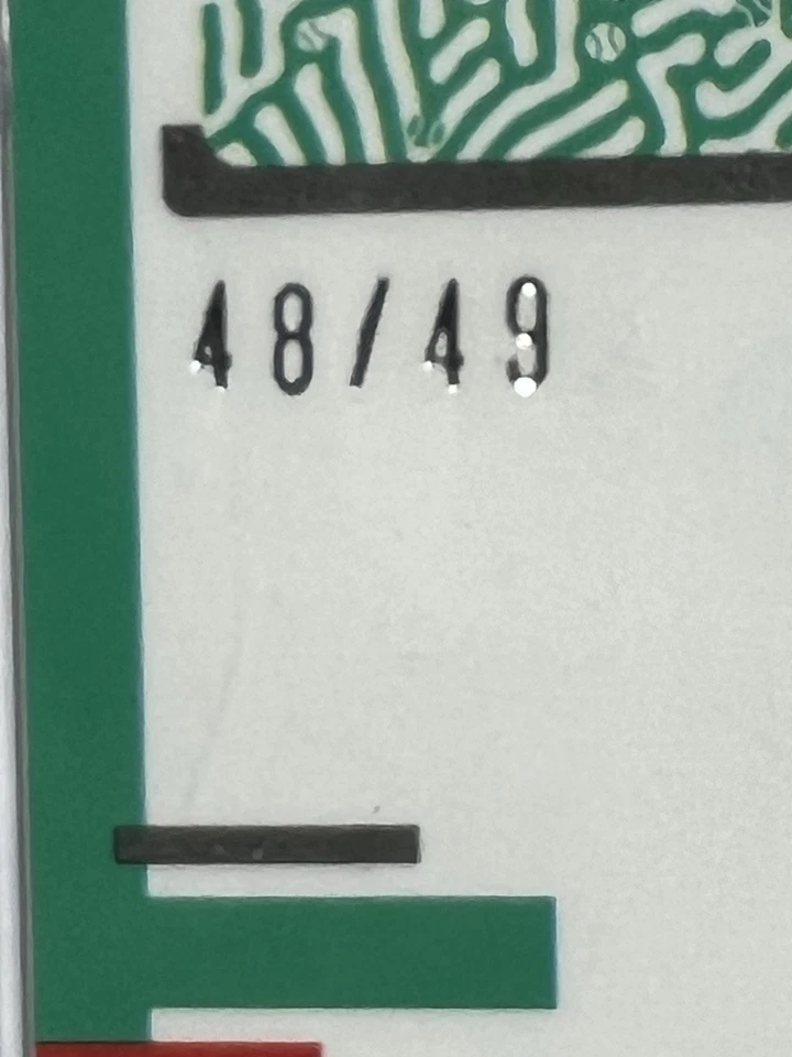 Noelvi Marte 2023 Panini Donruss Optic Rated Prospect Red Mojo Prizm RC Auto /49 - Image 2 of 4