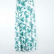 Fashion Nova Palm Print Wide Leg Pants Split Leg FIts Like XS, Tropical Jungle