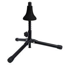 Portable Foldable Iron Trumpet Holder Stand with Sponge for Home