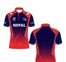 New Men's T20 Cricket World Cup Fan jersey Nepal Team Jersey World Cup 2026