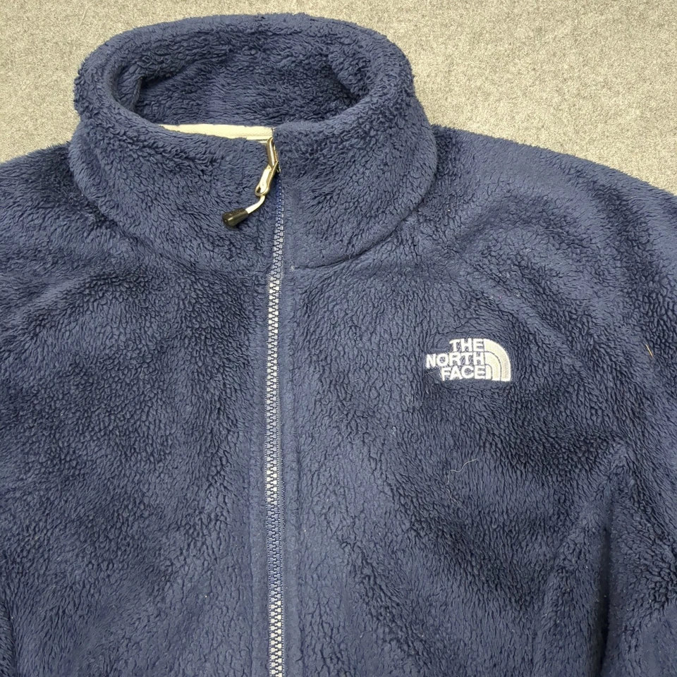 Chaqueta polar para mujer The North Face cremallera completa azul marino M M ajuste regular Foto 3 de 4