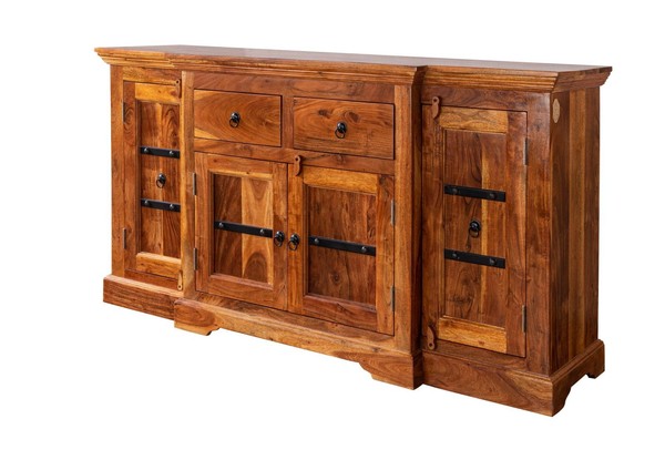 Sideboard Anrichte Schrank Wohnzimmerschrank Massiv Kommode Kolonialstil-image