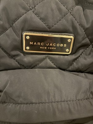 NWOT Marc Jacobs Black Quilted Backpack Gold Zipper Zip  display picture 2