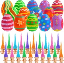24Pcs Prefilled Easter Eggs with Mini Toys  Filled Plastic Easter Eggs with