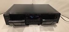 Sony TC-WE435 Dual Cassette Deck - Tested Working - Vintage