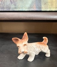 Vtg figurine Scottish Terrier porcelain Scotty Scottie Dog Figurine Japan