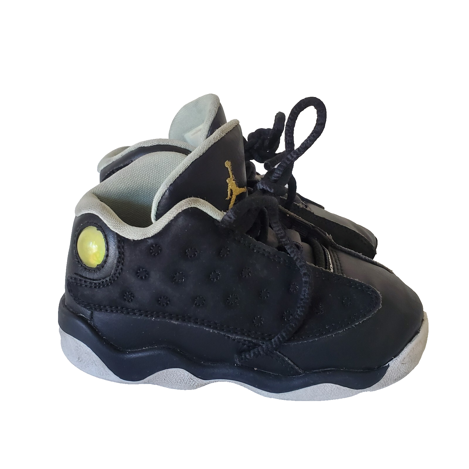 Air Jordan 13 Nike Toddler Shoes Black 8C Retro Playoffs Lifestyle Shoes-image