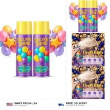 Balloon Shine Spray for Party : 15 oz Balloons Spray Silicone for Father's Da...