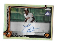 2025 Topps Pro Debut - Chrome Luis Almeyda #PDC-49 Refractor Autographs /199...
