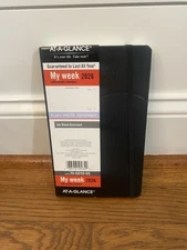 At-A-Glance 2026 Calendar Planner Weekly New Year Black Strap 70-6D10-05 Hard