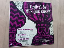 Tchaikovsky Glinka Borodine. P Dervaux. Disque vinyle 33 tours.