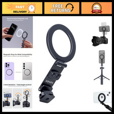 Universal Magnetic Phone Holder with Tripod, Camera Mount Adapter, Stable Grip