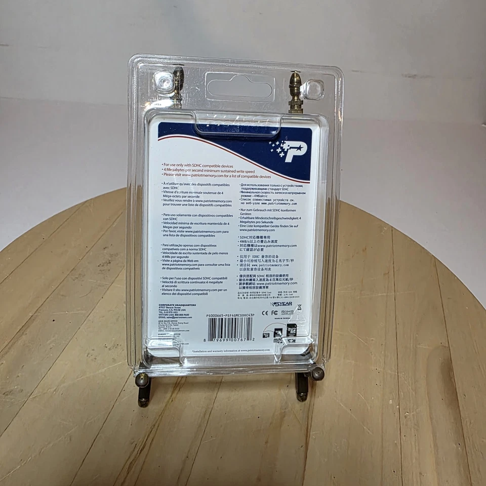 Patriot Memory 4GB Micro Sd HC 3 In 1 Class 4 Micro Mini SD CARD New - Image 4 of 4