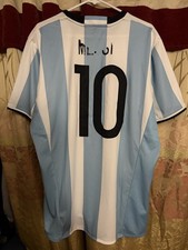 adidas Argentina Men's Home Jersey 16/17 Messi #10 Sz XL - Blue/White