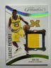 2020 Immaculate Collegiate Caris LeVert Legacy Patches Gold /10 Michigan