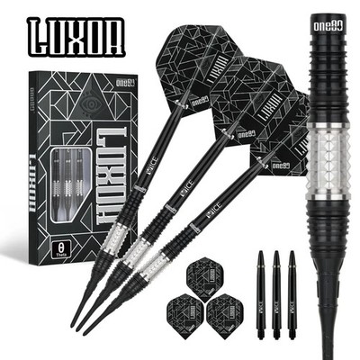 One80 Luxor II Theta Softdarts 18g Dart 90% Tungsten Darts Dartset Dartpfeile
