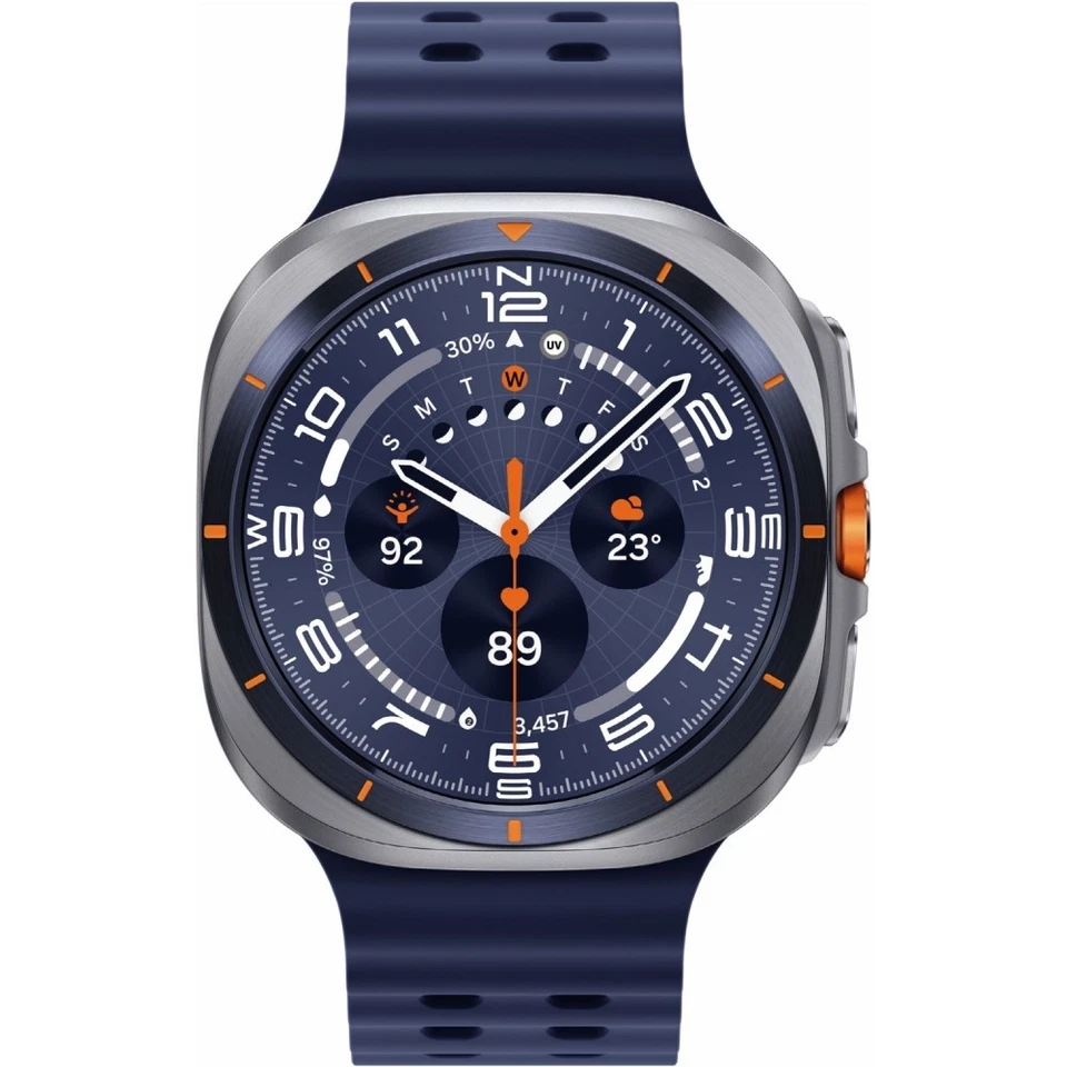 Samsung Galaxy Watch Ultra L705 (2025) 47mm LTE Smartwatch titan blau WLAN - Bild 2 von 4