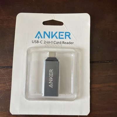 Anker 2-in-1 Memory Card Reader USB C to SD/Micro SD for SDXC SDHC MMC UHS-I