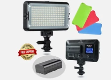 Luz de video LED, cámara portátil Photo Light Panel Regulable para cámara DSLR