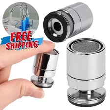 Kitchen Tap Aerator 360° Rotate Faucet Swivel Diffuser Adapter Filters Spray Uk